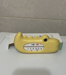 Дитяча іграшка - термометр для води Crocodile датчик вимірювання температури води у формі крокодила для дитячої ванни, рожевий (100703042)