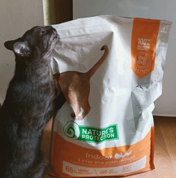 Сухий корм для дорослих котів мешкаючих у будинку Nature's Protection Indoor 7кг