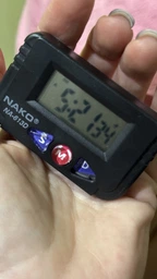 Автомобильные часы/дата/будильник/секундомер NAKO NA-613D Чёрные