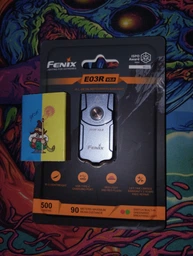 Ліхтар наключний Fenix E03R V2.0 (500 люмен, 7 режимів, USB-C), синій фото від покупців 9