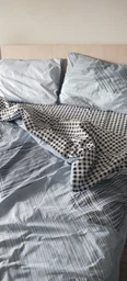 Комплект постельного белья MirSon евро 200x220 см 17-0748 Circles in Checks бязь (2200010847475)