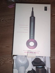 Фен Super Hair Dryer ceramic pop з іонізацією та турборежимом 5 насадок