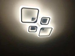 Люстра светодиодная потолочная LUMINARIA OVAL 80W 4S RC 725/423 WHITE 220V IP20, LED светильник с пультом ДУ фото от покупателей 13