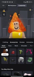 Roblox: Flaming Hot Chip Head фото від покупців 12
