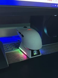 Беспроводная магнитная мышь Ajazz AJ159 APEX PAW3950 400 мАч RGB Голубой фото от покупателей 15