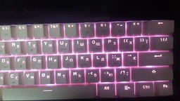 Клавіатура механічна дротова GamePro MK130R Hot-Swap Red Swich 60% RGB Black фото від покупців 14