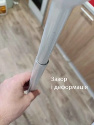 Карниз для ванной 120-220 см Prima Nova, белый (6101) фото от покупателей 5