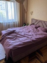 Комплект постельного белья двуспальный 175х210 Бязь Gold Luxe простыня на резинке 160х200х20 наволочки 50х70 виноград фото от покупателей 2