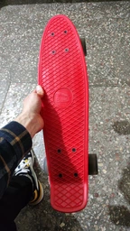 Скейт Пенни борд Best Board со светящимися PU колёсами Black-Red (74193) фото от покупателей 1