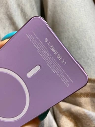УМБ PowerBank Q9 5000 mAh 20W (MagSafe) - Фіолетовий фото від покупців 6