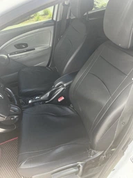 Авточехлы с эко кожы для MITSUBISHI Colt 2004>2012 Pok-ter Desing Leather с серой вставкой фото от покупателей 4