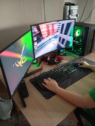 Монитор 27" MSI G271CQP E2 -- VA 1000R QHD (2K) / 170Hz / 1ms / 8-Bit + FRC / sRGB 110% / Adaptive-Sync / G-Sync Compatible / HAS / Console Mode фото от покупателей 11