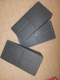 Клиновой блок EasyFit EF-0690 уголок, блок-платформа для приседаний набор 3 шт Черный (56003427) фото от покупателей 2