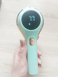 Потужна акумуляторна бездротова машинка LED Smart для видалення катишків (катишок) і стрижки кошлатості (ковтунців) одягу із зарядкою від USB Type-C, Зелений фото від покупців 15