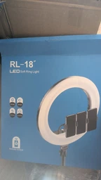 Кольцевая светодиодная LED лампа 45 см с пультом Набор для блогера 2 в 1 Селфи кольцо с штативом 2м фото от покупателей 6
