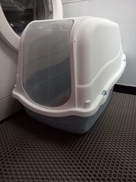 Туалет для кошек с фильтром Bergamo Romeo 57x39x41 см Light Green (8058093276835) фото от покупателей 5