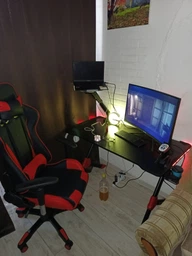 Комп'ютерний стіл RZTK Cobra RGB Carbon 1200 х 600 мм фото від покупців 4