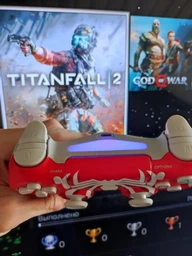 Бездротовий геймпад Wireless Controller для PS4 V2 800 mAh із вібрацією Spider-Man фото від покупців 2