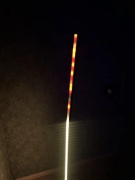 Торшер неоновая лампа Lamp Led Rgb 120 см от Usb напольный угловой светильник, ночник, с пульт управления (черная)