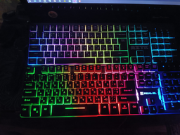 Клавиатура проводная RZTK Membrana RGB USB Black фото от покупателей 6