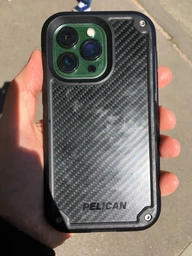 Чехол противоударный с клипсой Pelican Shield Kevlar для iPhone 13 Pro (6.1") Black