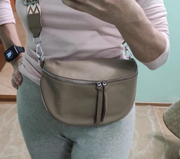 Шкіряна сумка Vintage для жінок через плече в класичному чорному кольорі з міні гаманцем (bg226fash66)