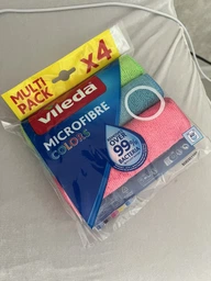 Салфетка микрофибра Vileda Microfibre Color 4 шт (4023103192577) фото от покупателей 1
