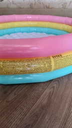 Дитячий надувний Басейн Intex Веселка 114 х 25 см, об'єм 136 л від 3 до 6 років фото від покупців 4