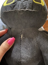 М'яка іграшка обіймашка Дракон Нічна Фурія Беззубик 25 см My Kigu Плюшевий Чорний (9081/25) фото від покупців 1