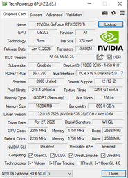 Видеокарта Gigabyte PCI-Ex GeForce RTX 5070 Ti Gaming OC 16GB GDDR7 (256bit) (30000) (HDMI, 3 x DisplayPort) (GV-N507TGAMING OC-16GD) фото от покупателей 1
