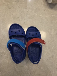 Детские сандалии Crocs Crocband Sandal Kids 23 темно-синий/красный 12856 фото от покупателей 1
