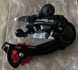 Переключатель задний SHIMANO RD-TZ500 7шв, под болт, черный (DERB-029-1)