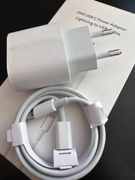 Швидка зарядка для айфона айпада комплект швидкої зарядки для Apple iPhone 8 X 11 12 13 14 Pro Max Mini Plus iPad зарядка для iPhone Мережевий зарядний пристрій Блок Type-C 35W USB-C Power Adapter Кабель зарядки Type-C to Lightning LEXEGO FHK-35W  фото від покупців 6