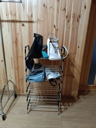 Полка для обуви Shoe Rack 6 полок (8068) Черный фото от покупателей 8