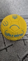 М'яч футбольний UKRAINE International Standart FB-9308 №3 PU Жовтий фото от покупателей 4