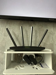 Настенная полка для роутера Wi-Fi Полка 30*20*13 см Белая фото от покупателей 3