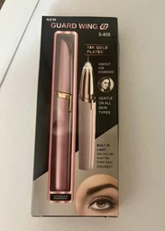 Жіночий електричний тример для брів Eyebrow Trimmer електробритва / епілятор з підсвічуванням для депіляції волосся над губою / в носі / на обличчі + щіточка і кабель USB, білий (104555195) фото від покупців 1