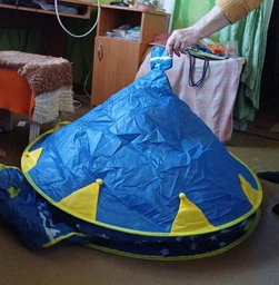 Дитячий ігровий намет Шатер 135 см Синій (902SHDTSPLTKC4) TIN66 фото від покупців 7