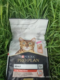 Сухой корм для котов Purina Pro Plan Adult 1+ Vital Functions с лососем 1.5 кг (НФ-00000363) фото от покупателей 5