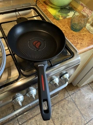 Сковорода Krauff Smart Fry алюминиевая с антипригарным покрытием со стеклянной крышкой 28 см (25-45-180) фото от покупателей 6