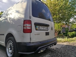 Универсальный Задний Диффузор DPT Sport V-1 (Серый-2026Черный Глянец)