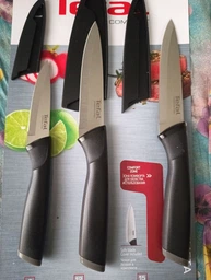 Набір ножів Tefal Comfort 3 предмети для овочів 9 см + 12 см шеф-кухаря 15 см (K221S375) фото від покупців 12