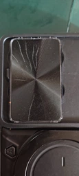 Чехол Magnetic Shield для Motorola Moto G75 бампер противоударный с подставкой кольцом Red