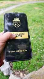 Защитное стекло 6D Anti-Static Glass на весь экран для iPhone 15 / 15 Pro фото от покупателей 5