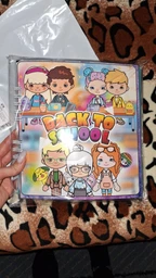 Альбом игра на липучках Тока Бока Школа "Back To School"