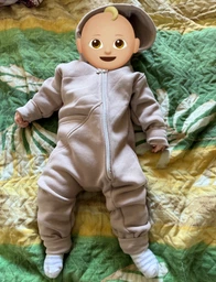 Ромпер детский бордовый (утепленный) ТМ МОЯ ПЛАНЕТА, р.74, Рп400