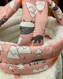 Защитный детский шлем от ударов Bump Cap "Pink Forest" противоударная шапка для ребенка с защитой от падений, розовый (100372291) фото от покупателей 2