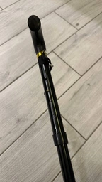 Регульована алюмінієва тростина для ходьби з петелькою на руку Stick телескопічна складна опорна палиця - милиця для реабілітації / людей похилого віку, 92 см, чорний (104007866) фото від покупців 1