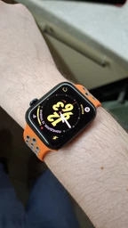 Силиконовый ремешок Fruct Nike Sport Band for Apple Watch 42/44/45/46/49 mm Black Gray