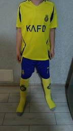 Форма футбольна дитяча Ronaldo (Роналдо) Al-Nasr «Аль-Наср» 2025, р.28 рост- 150-155, жовта фото от покупателей 3